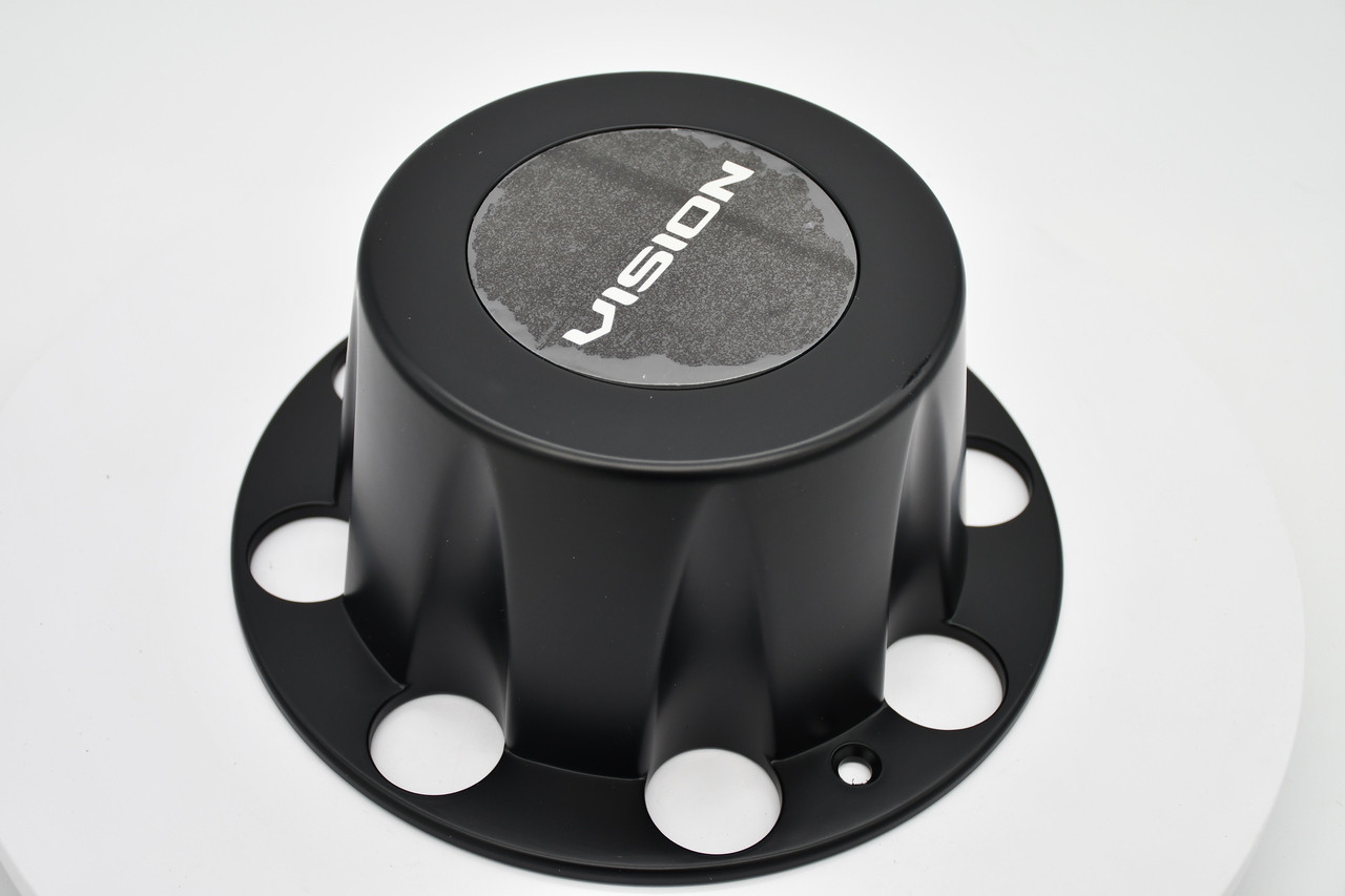 Vision 181 Hauler Dually C181ZMB-210R Matte Black Wheel Center Cap 10.25" 8x210