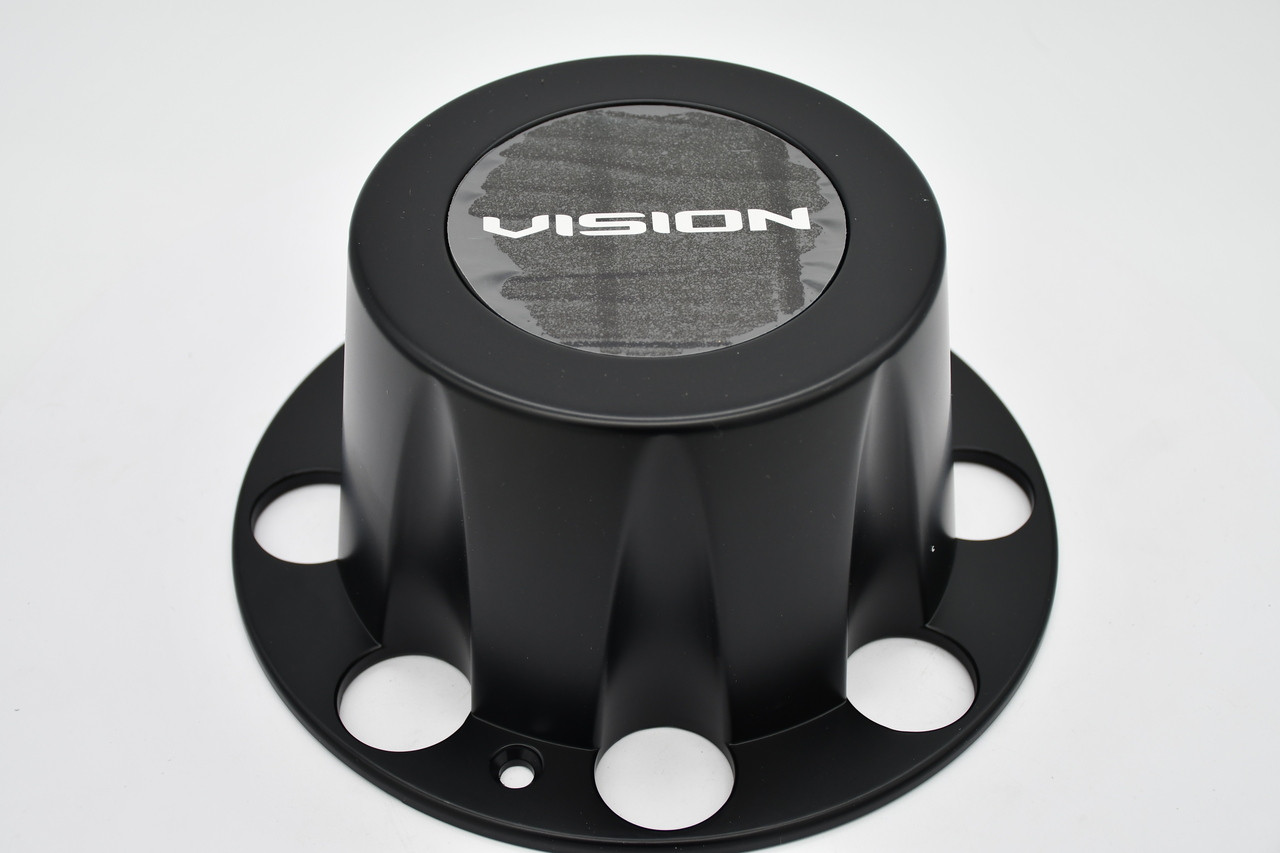 Vision Satin Black Wheel Center Cap Hub Cap C181ZMB-2R 9.9"