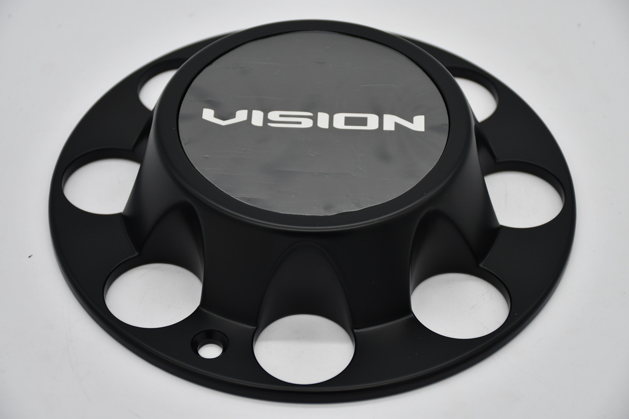 Vision Satin Black Wheel Center Cap Hub Cap C181ZMB-1F 8.5"