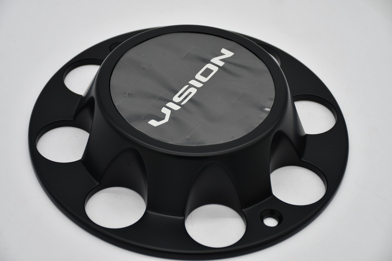 Vision Satin Black Wheel Center Cap Hub Cap C181ZMB-1F 8.5"