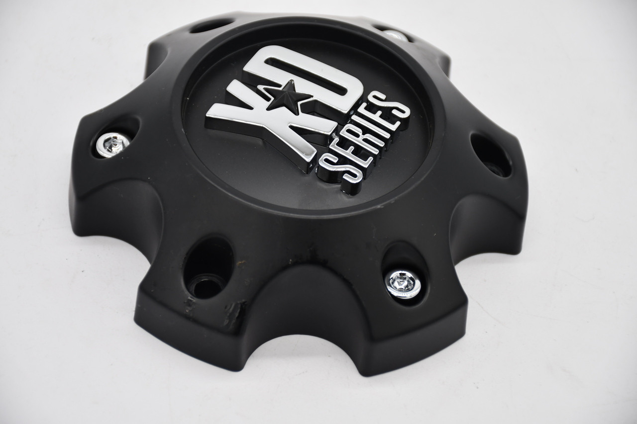XD Satin Black Wheel Center Cap Hub Cap 1079L120SB-H34 1.85"