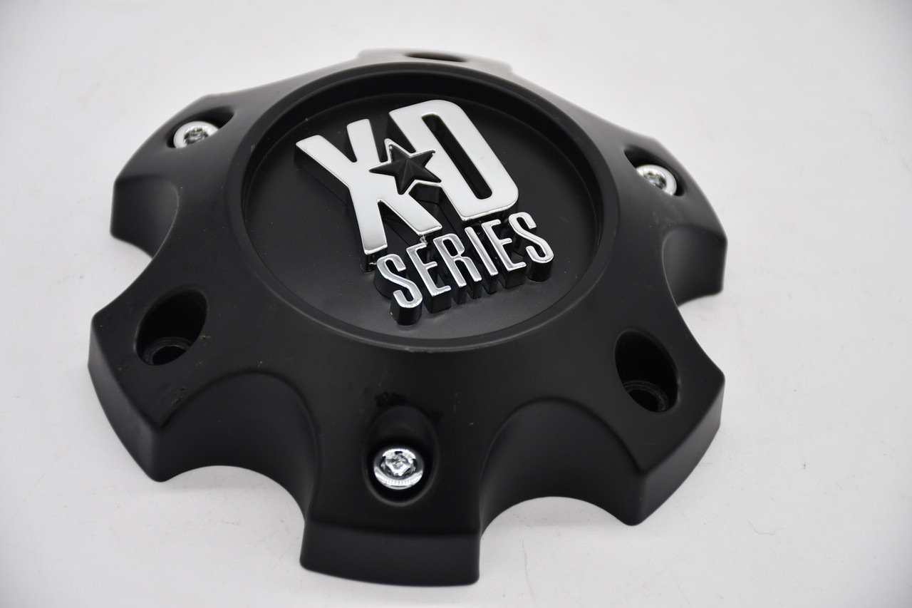 XD Satin Black Wheel Center Cap Hub Cap 1079L120SB-H34 1.85"