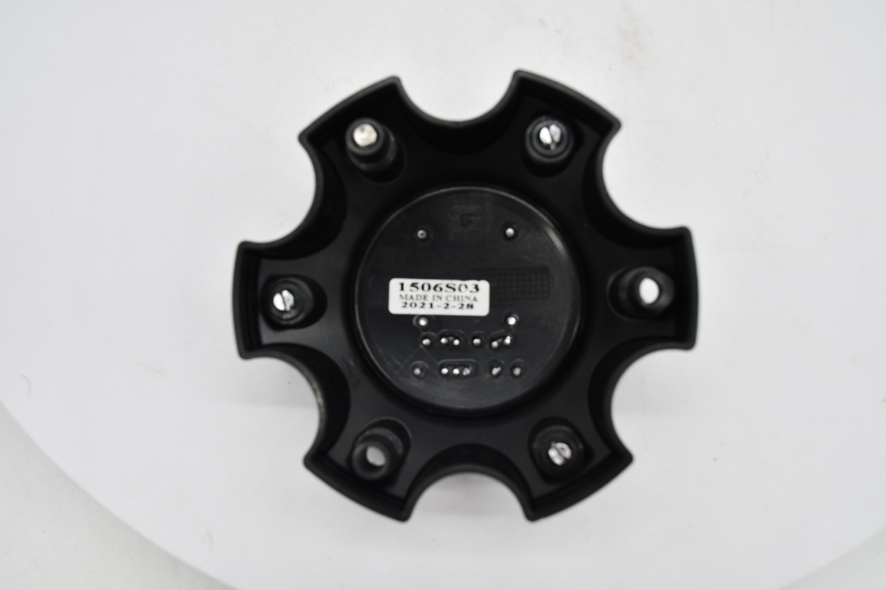 XD Satin Black Wheel Center Cap Hub Cap 1506S03 4.75"