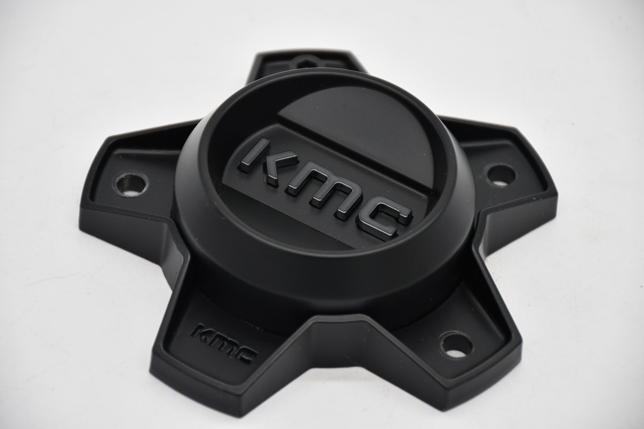 KMC Satin Black Wheel Center Cap Hub Cap T164H 120A-5-H30-2-S3 4.75"