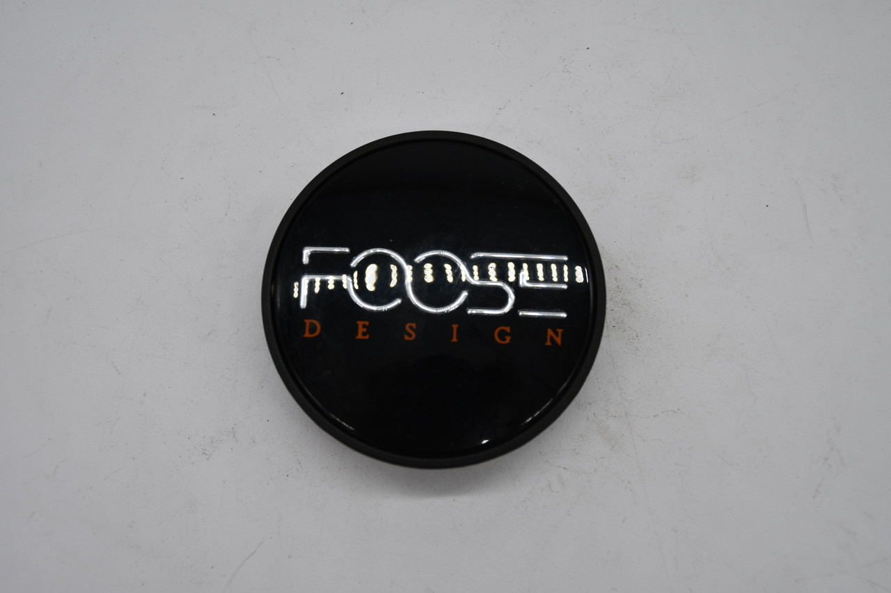 Foose Gloss Black Wheel Center Cap Hub Cap S906-06-8 3"