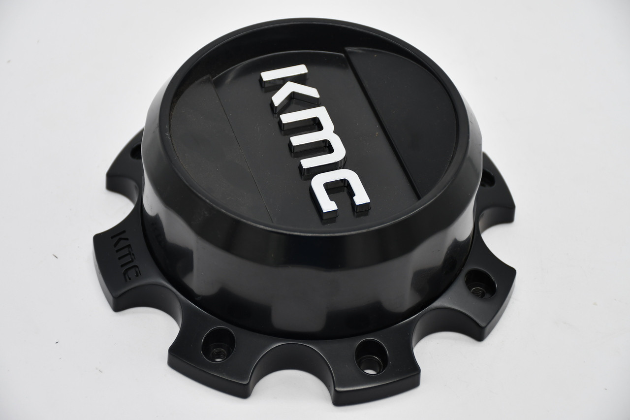 KMC Satin Black Chrome Logo Wheel Center Cap Hub Cap T163-KMC5 7"
