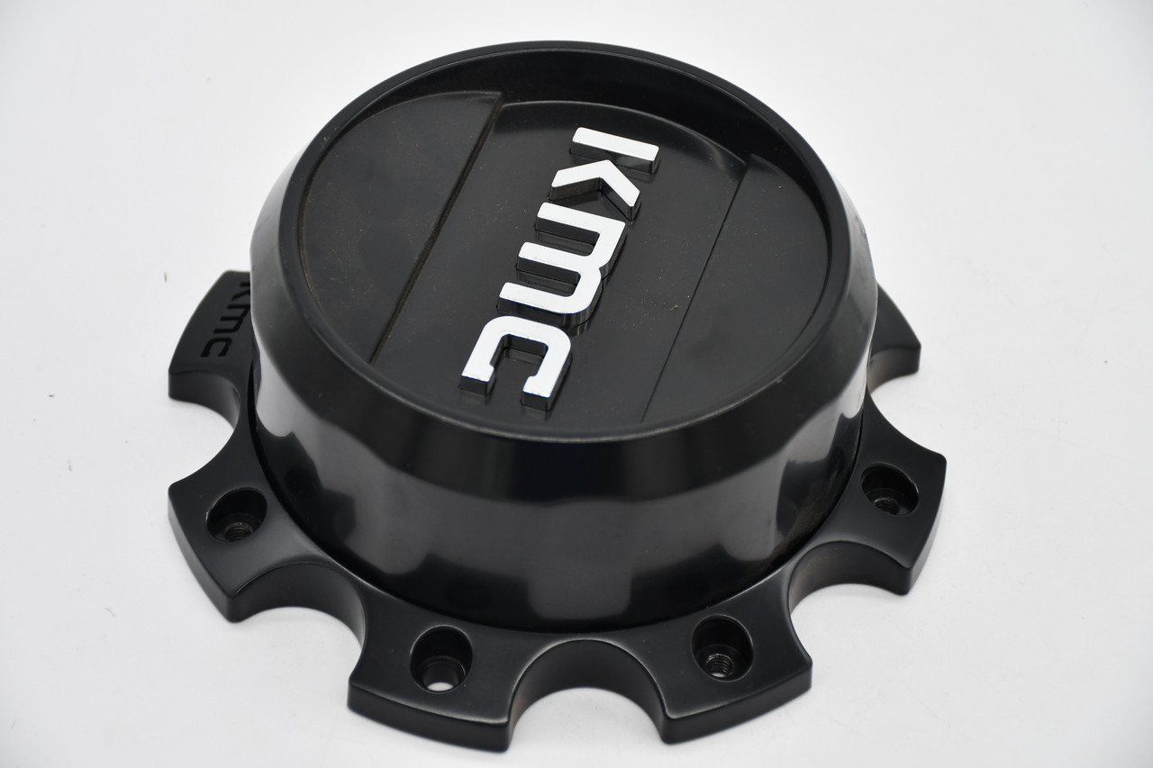 KMC Satin Black Chrome Logo Wheel Center Cap Hub Cap T163-KMC5 7"