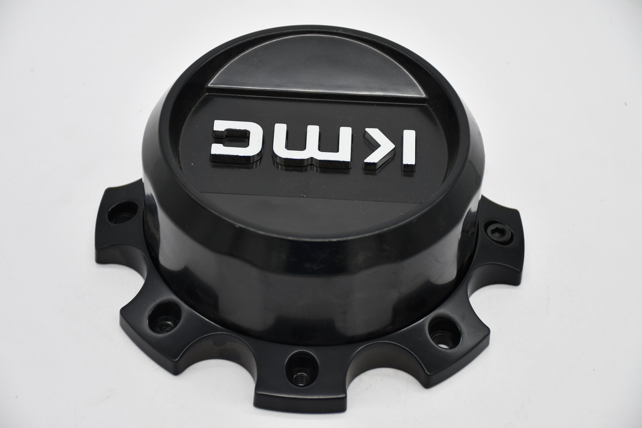 KMC Satin Black Chrome Logo Wheel Center Cap Hub Cap T163-KMC5 7"