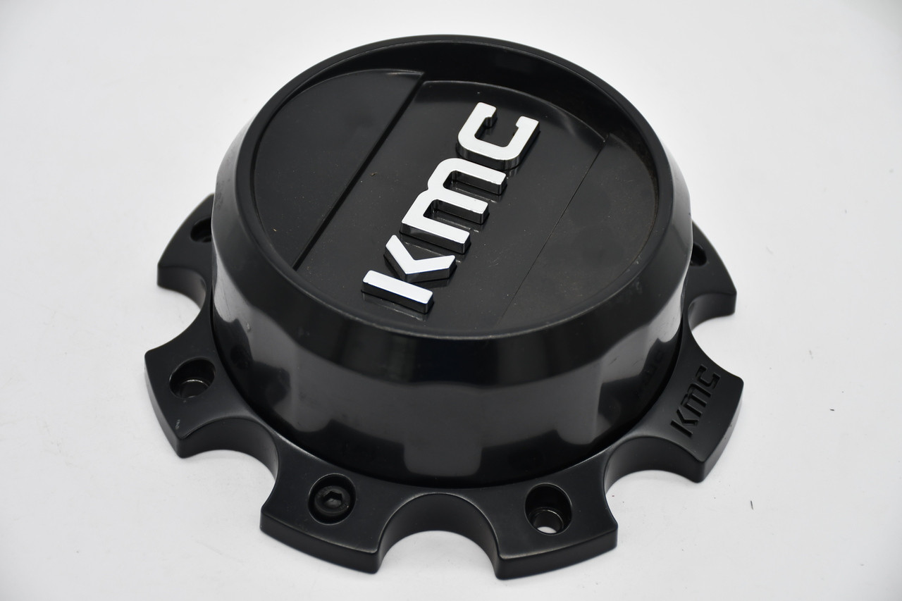 KMC Satin Black Chrome Logo Wheel Center Cap Hub Cap T163-KMC5 7"