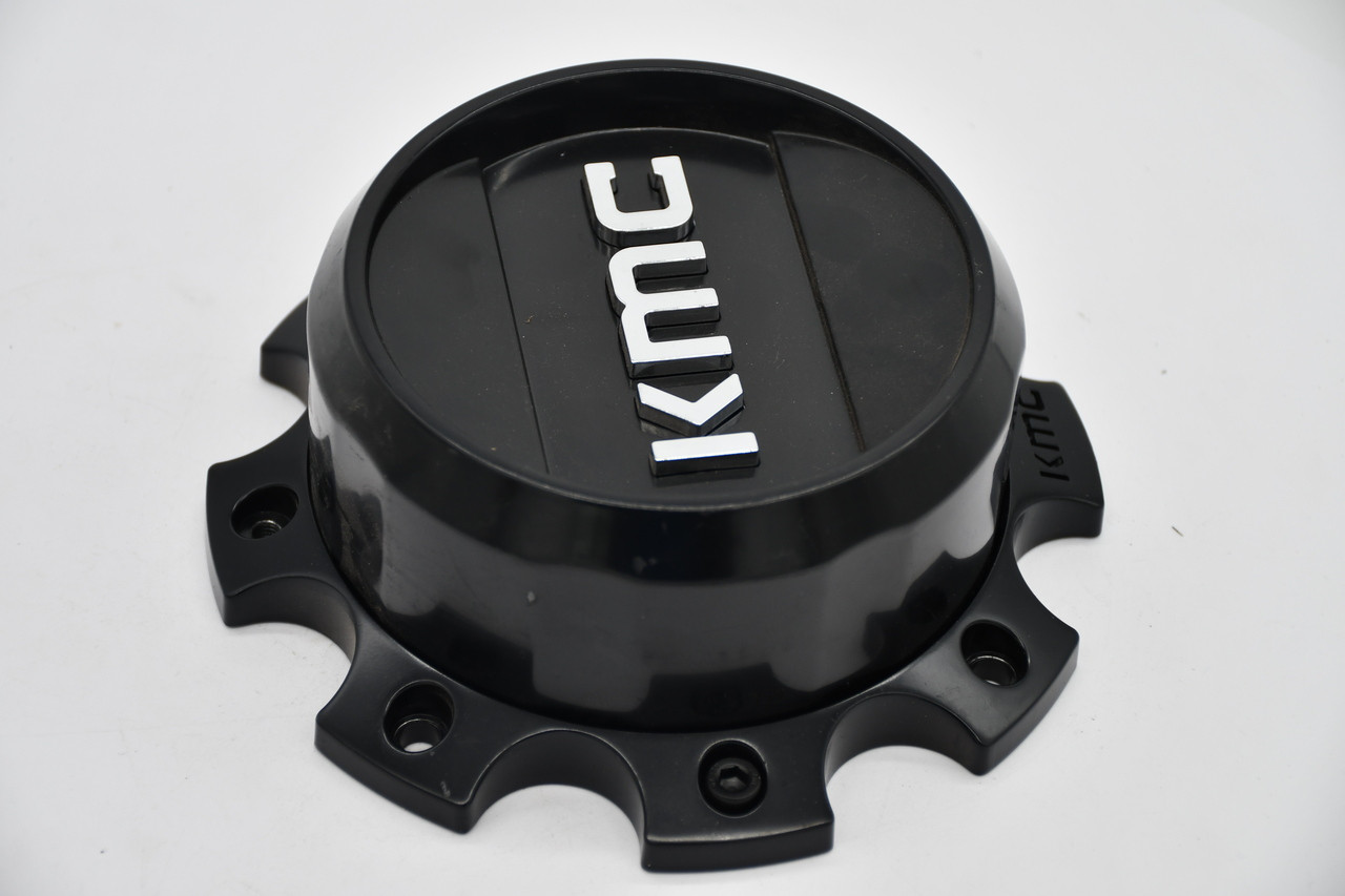 KMC Satin Black Chrome Logo Wheel Center Cap Hub Cap T163-KMC5 7"