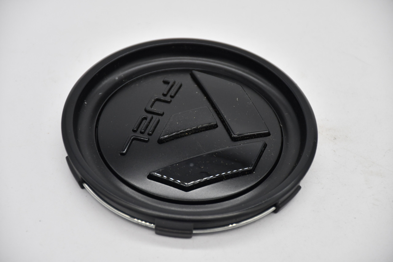 Fuel Satin Black Gloss Black Logo Wheel Center Cap Hub Cap A-1006-12BLD 4.25"