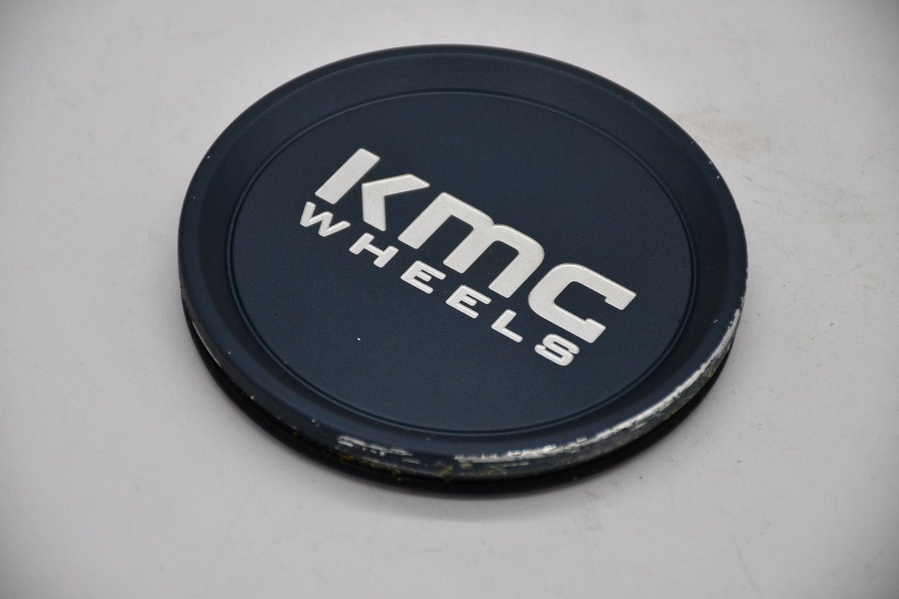 KMC navy blue wheel center cap