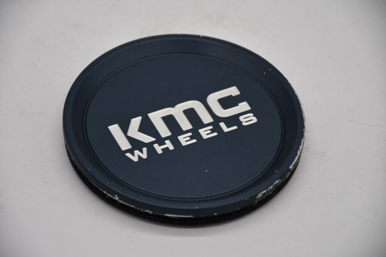 KMC metallic blue center cap