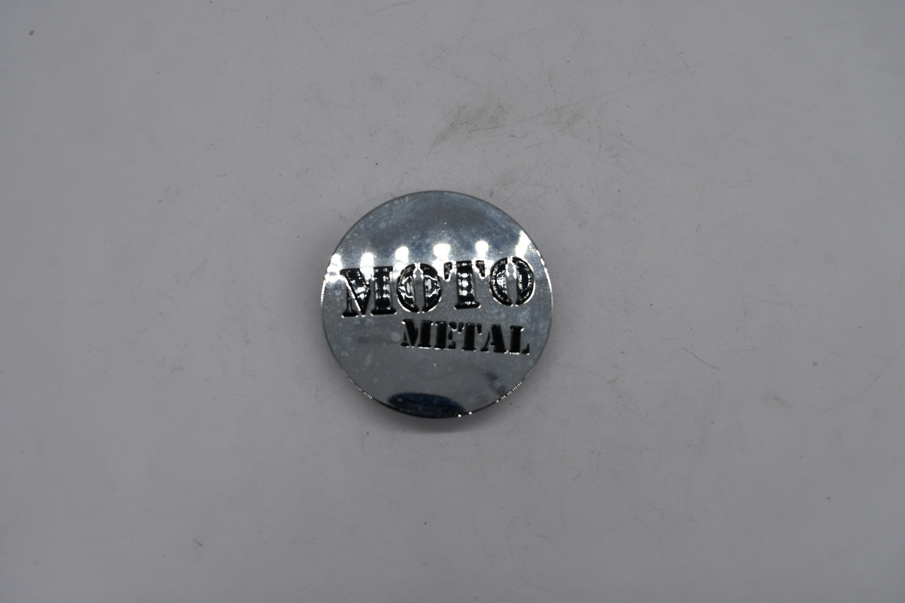 Moto Metal Chrome Black Logo Wheel Center Cap Hub Cap T127L133-5-H34-C1 2.7"