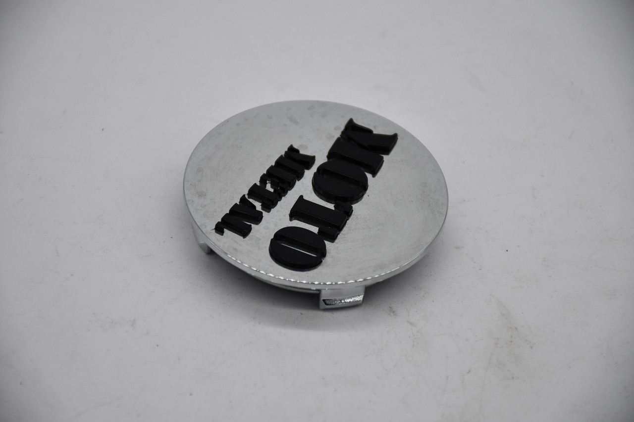 Moto Metal Chrome Black Logo Wheel Center Cap Hub Cap T127L133-5-H34-C1 2.7"