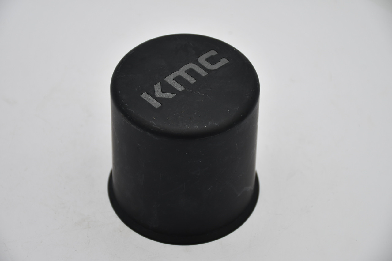 KMC Matte Black Wheel Center Cap Hub Cap M-525 3.5"