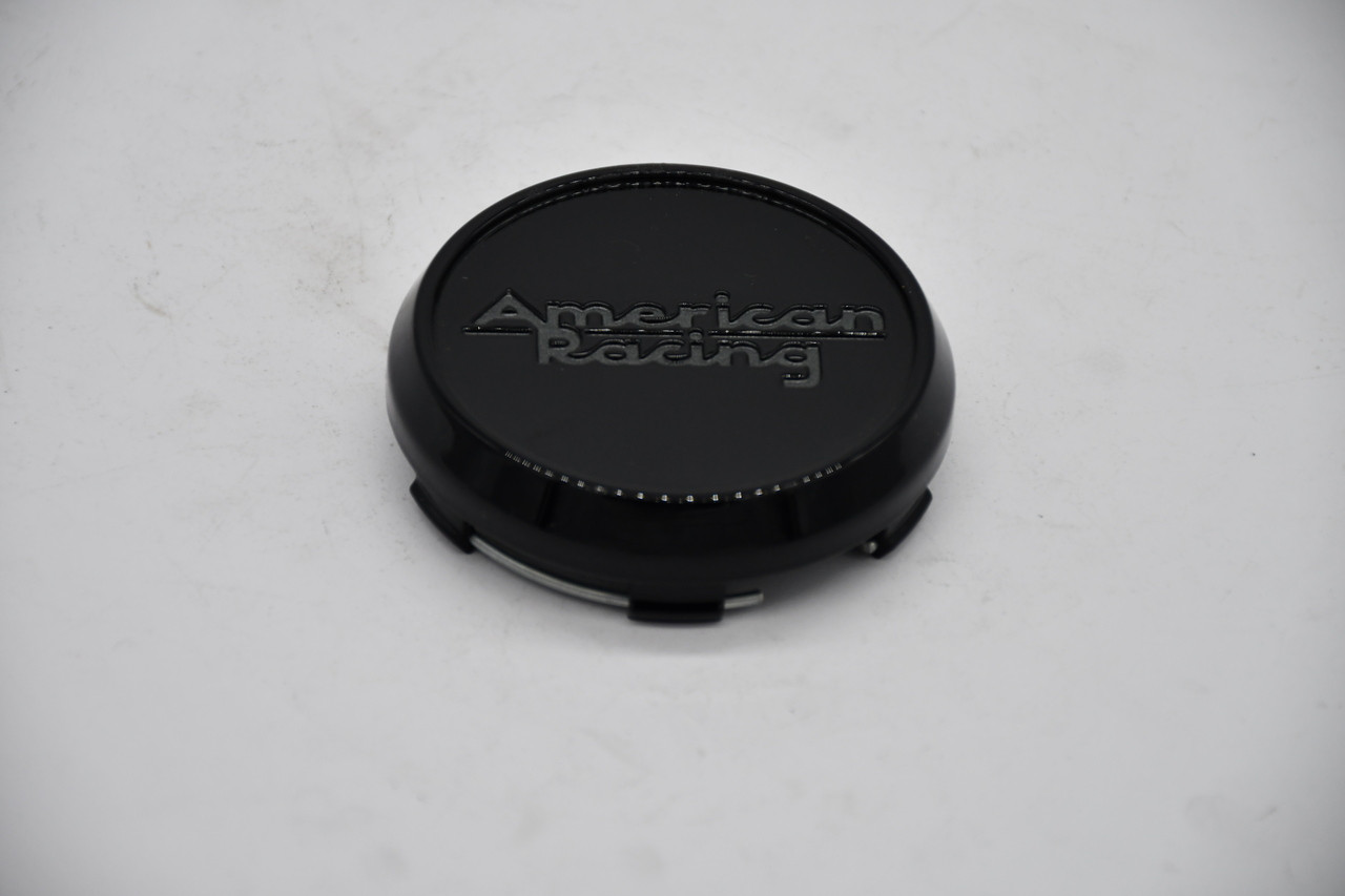 American Racing Gloss Black Wheel Center Cap Hub Cap 6220K74-GBG 3"