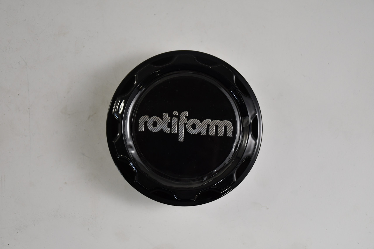 Rotiform Black/Chrome logo Center Cap Hub Cap 1005-26GB 1005-40GBS 3.750