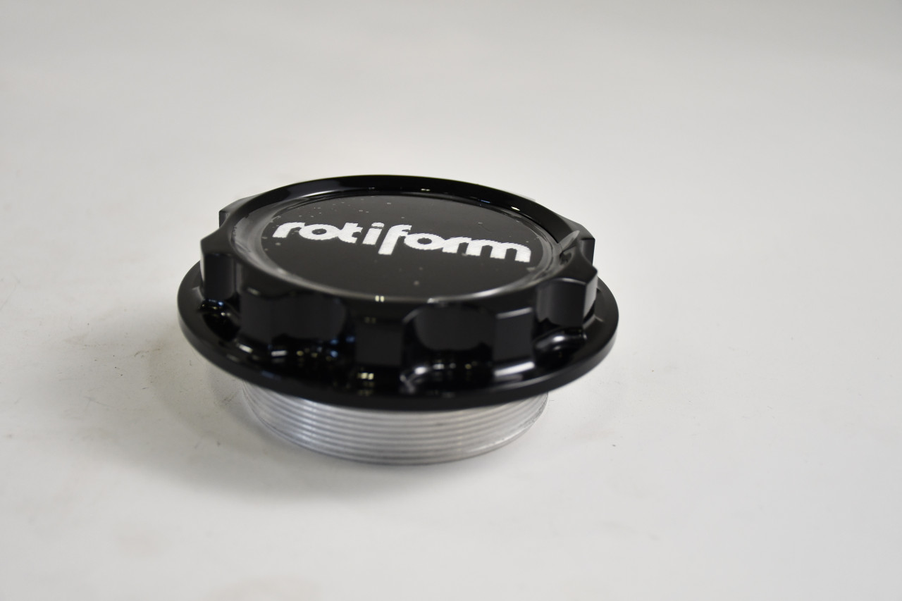 Rotiform Black/Chrome logo Center Cap Hub Cap 1005-26GB 1005-40GBS