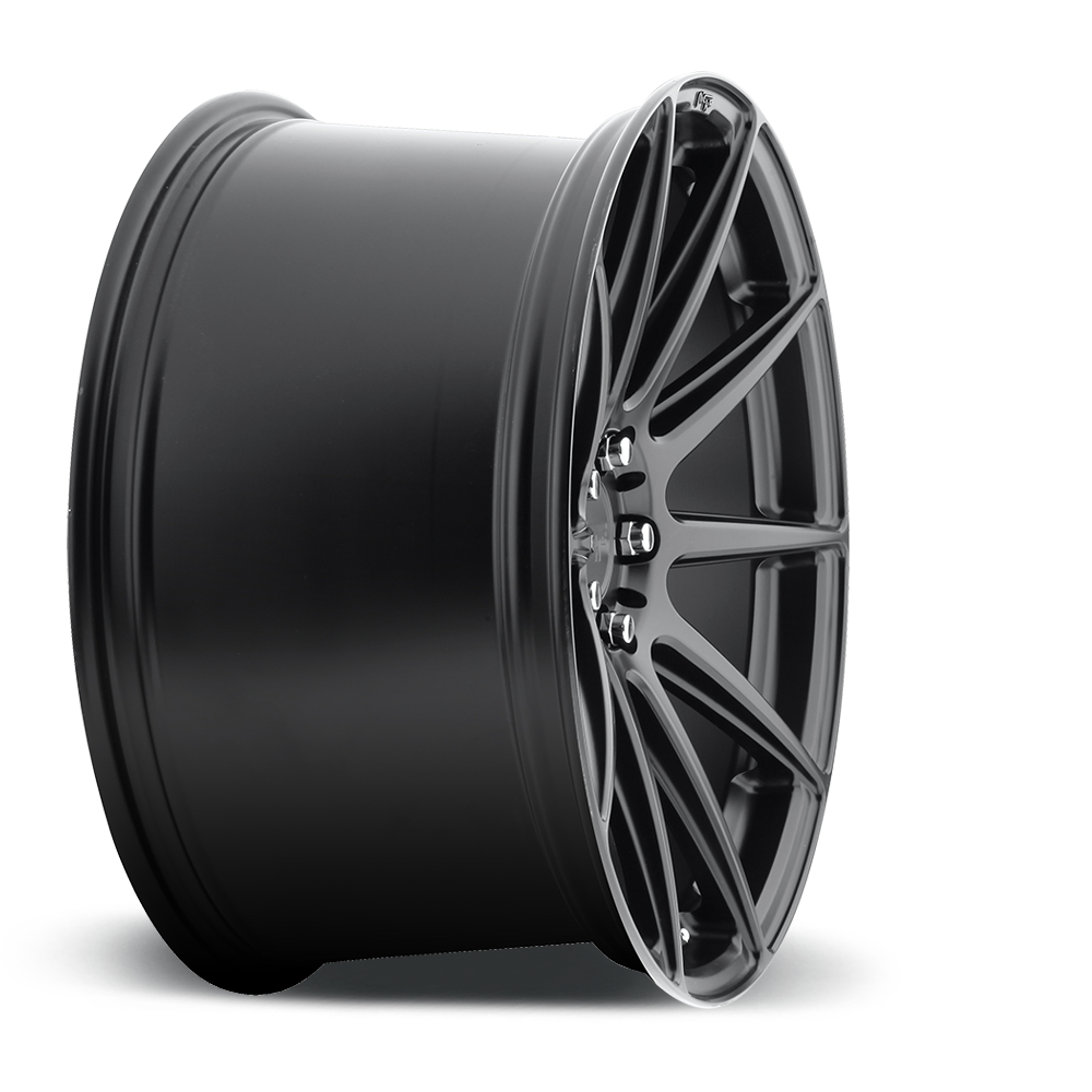 20" Niche 1PC M147 ESSEN MATTE BLACK 20x10.5 5X112 Wheel 27mm Rim