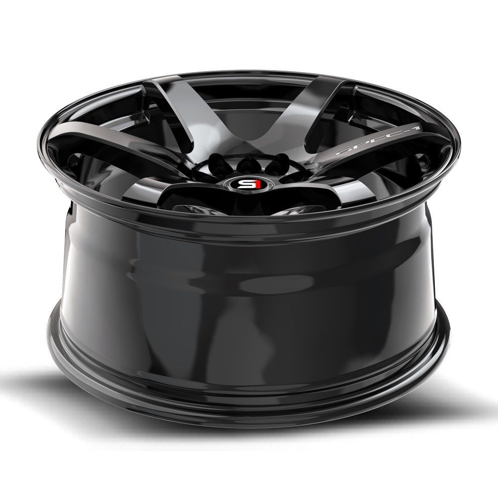 Set 4 18" Spec-1 SPT-32 Gloss Black 18x8 Wheels 4x100 4x4.5 34mm Rims