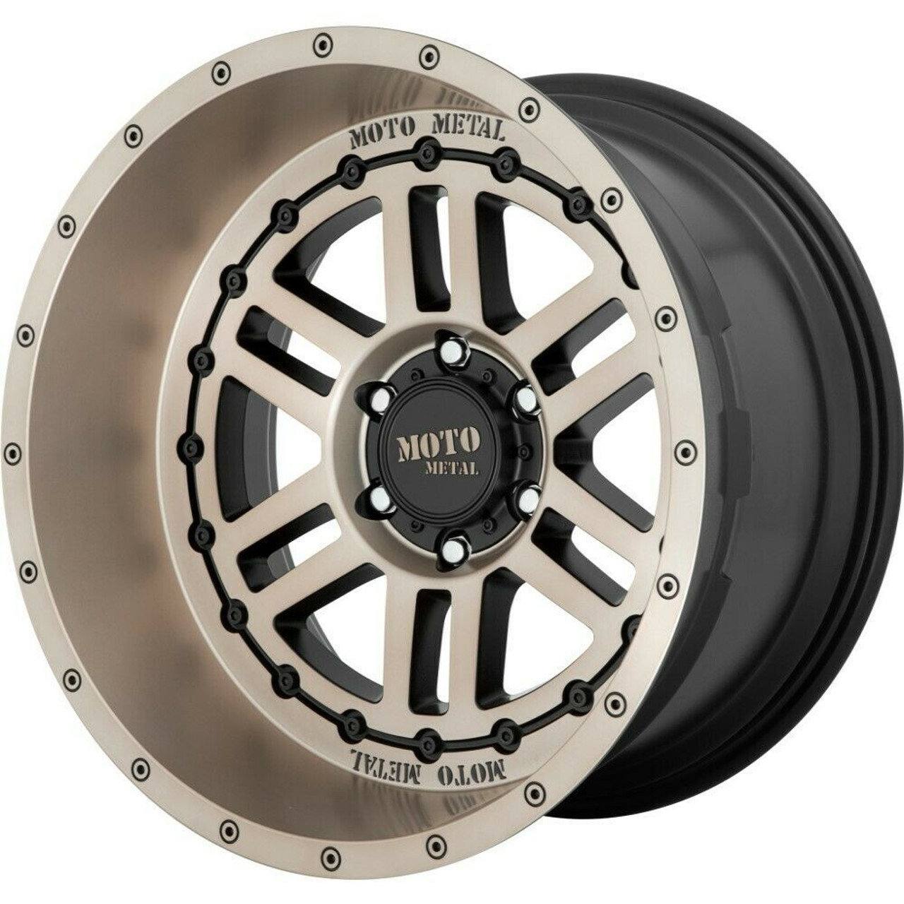 Moto Metal MO800 Deep Six 20x12 8x170 Satin Black Bronze Tint Wheel 20" -44mm