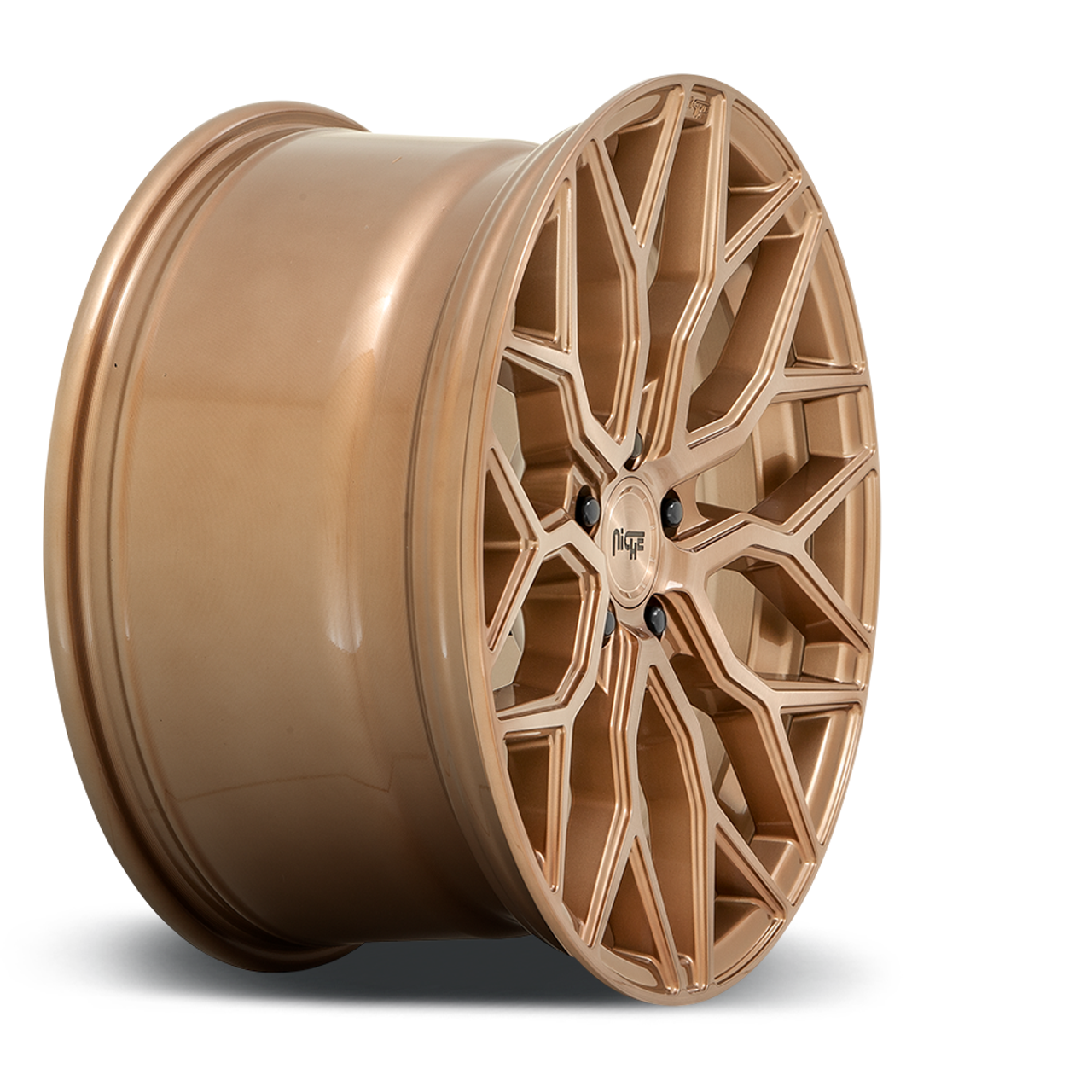 Niche 1PC M263 Mazzanti 22x10 5x112 Bronze Brushed Wheel 22" 35mm Rim