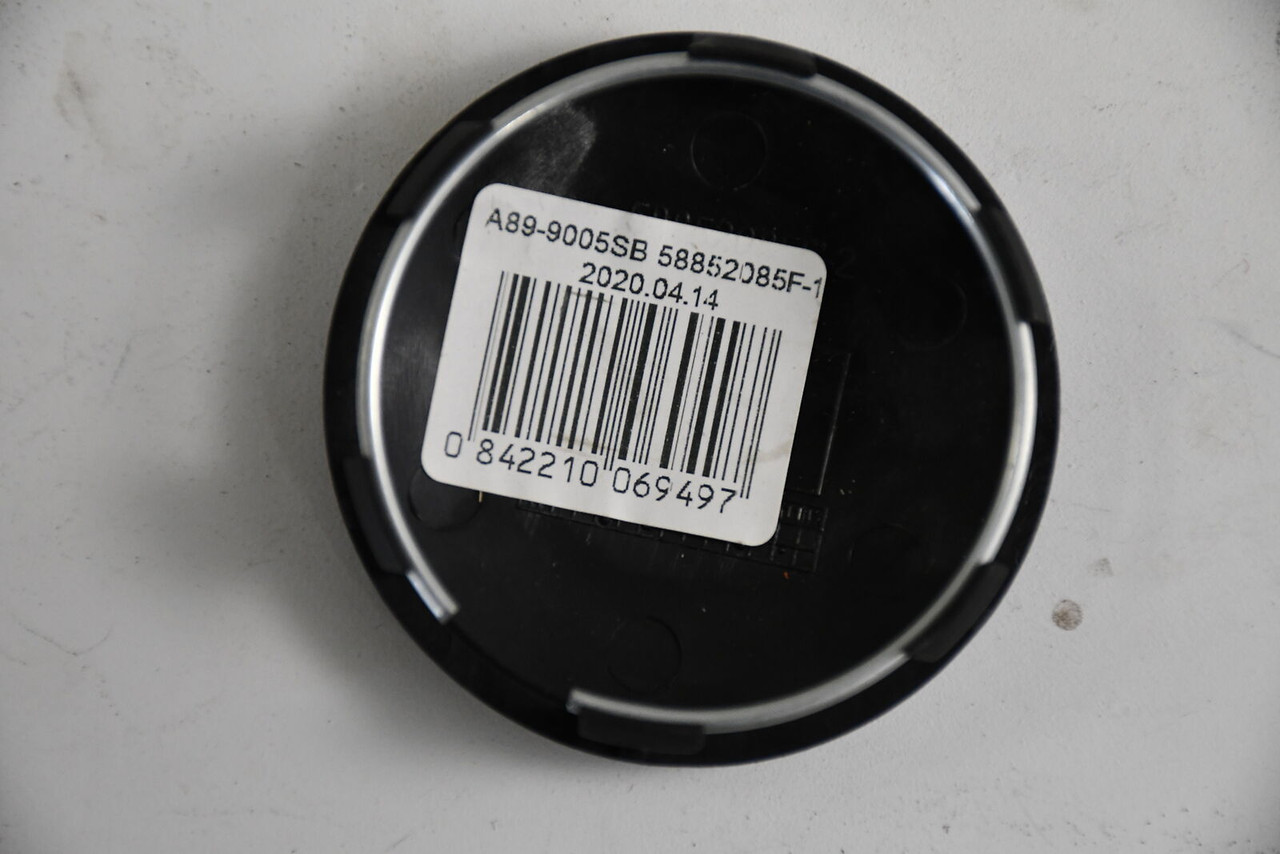 Platinum Cap Black and Gray Center Cap Hub Cap A89-9005SB 2.625" Diameter