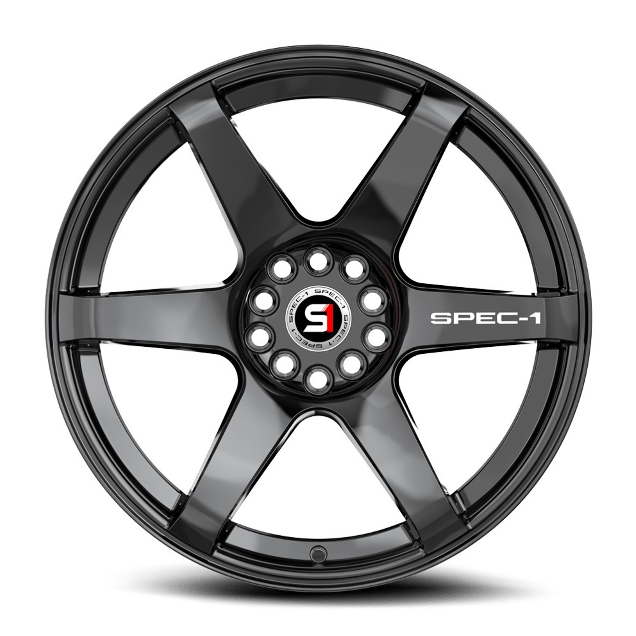 18" Spec-1 SPT-32 Gloss Black 18x8 Wheel 5x100 5x4.5 34mm Rim 18" Spec-1 SPT-32 Gloss Black 18x8 Wheel 5x100 5x4.5 34mm Rim