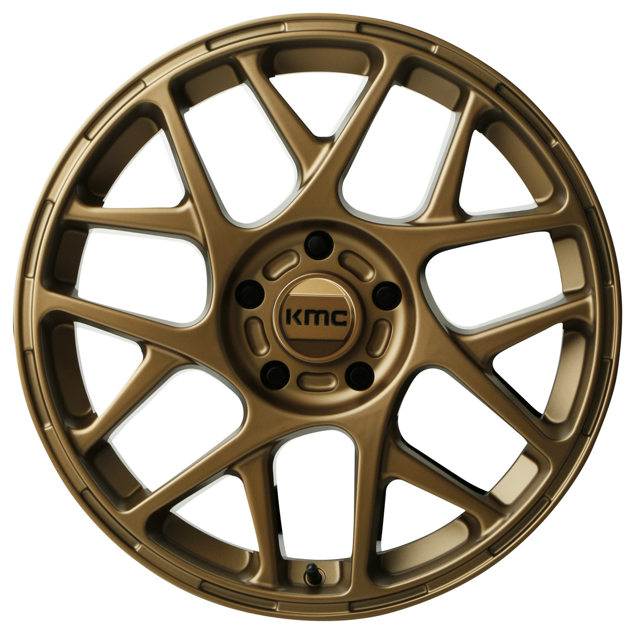 17" KMC KM708 Bully 17x8 5x4.5 Matte Bronze Wheel 38mm Rim