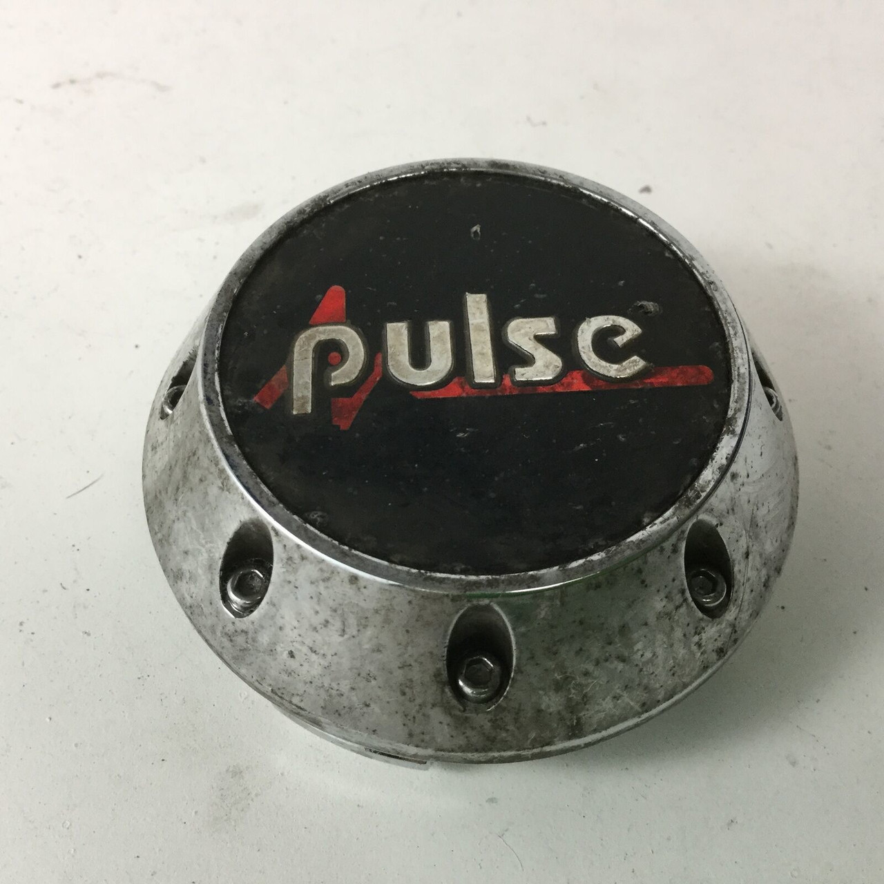 Pulse Aftermarket Wheel Custom Center Cap Black Chrome 05SK65A 2-1/2" PUL10