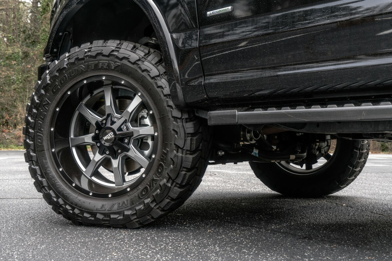 Moto Metal MO970 20x10 5x5.5 5x150 Gray Center Black Wheel 20" 12mm Truck Rim