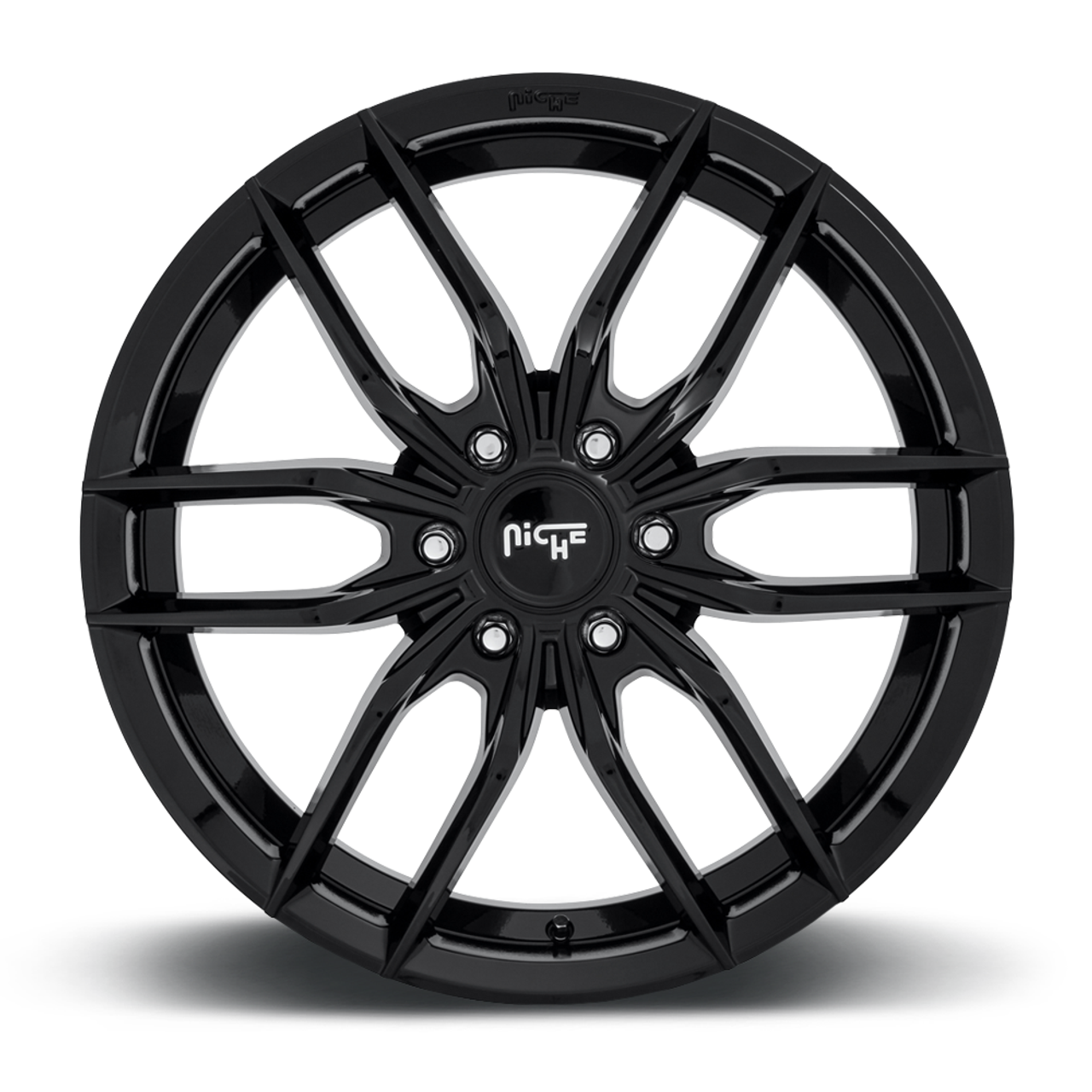 Niche 1PC M209 Vosso 20x9 6x120 Gloss Black Wheel 20" 40mm Rim