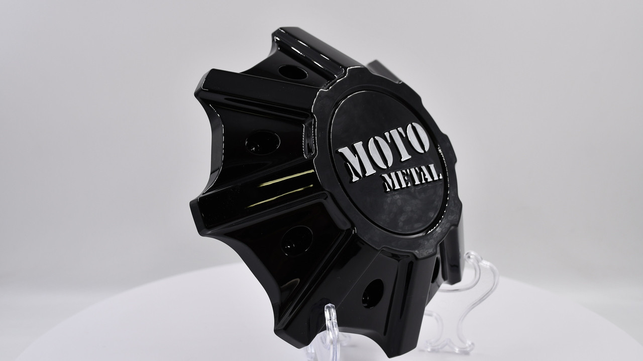 Moto Metal 986/988 Gloss Black Center Cap T142L215-H48-S1 T148L215 w/ Screws