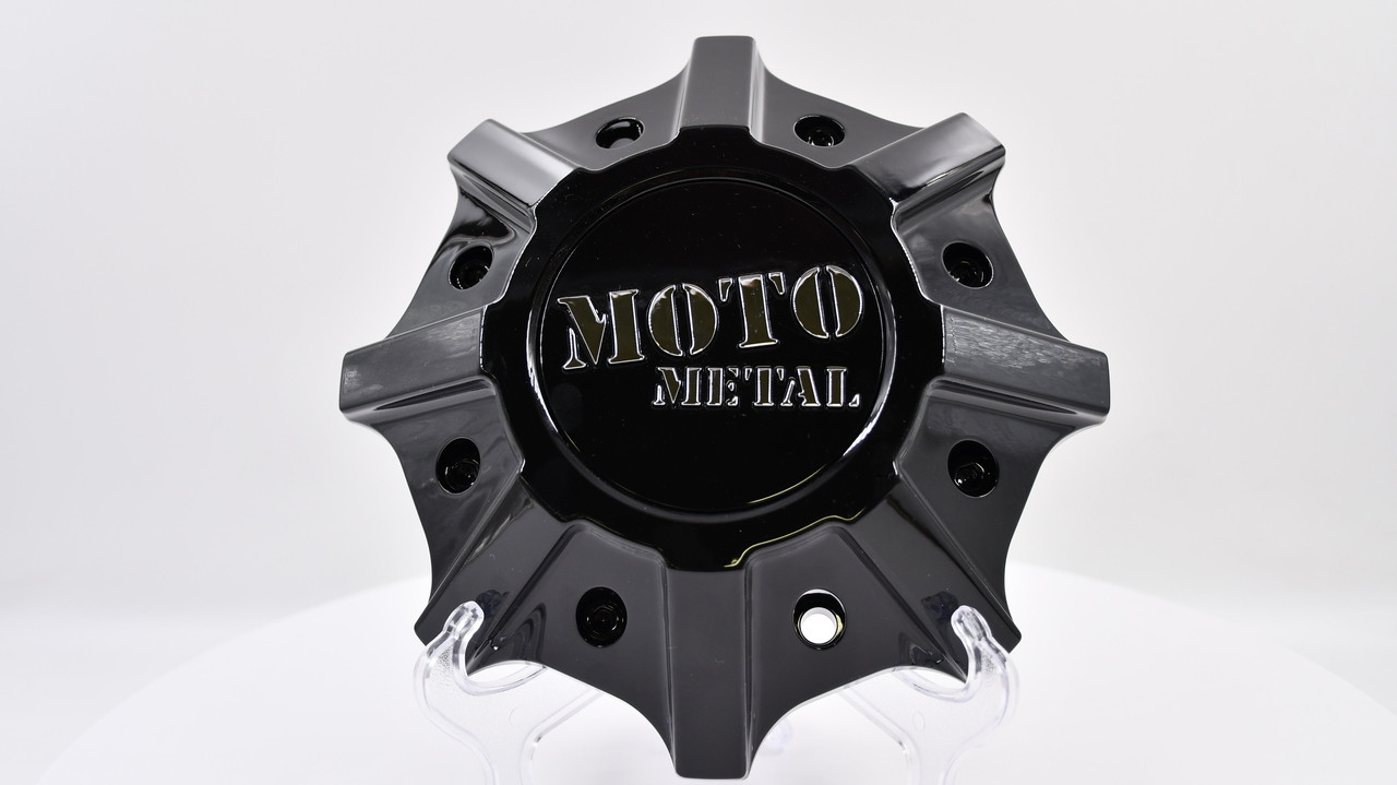 Moto Metal 986/988 Gloss Black Center Cap T142L215-H48-S1 T148L215 w/ Screws