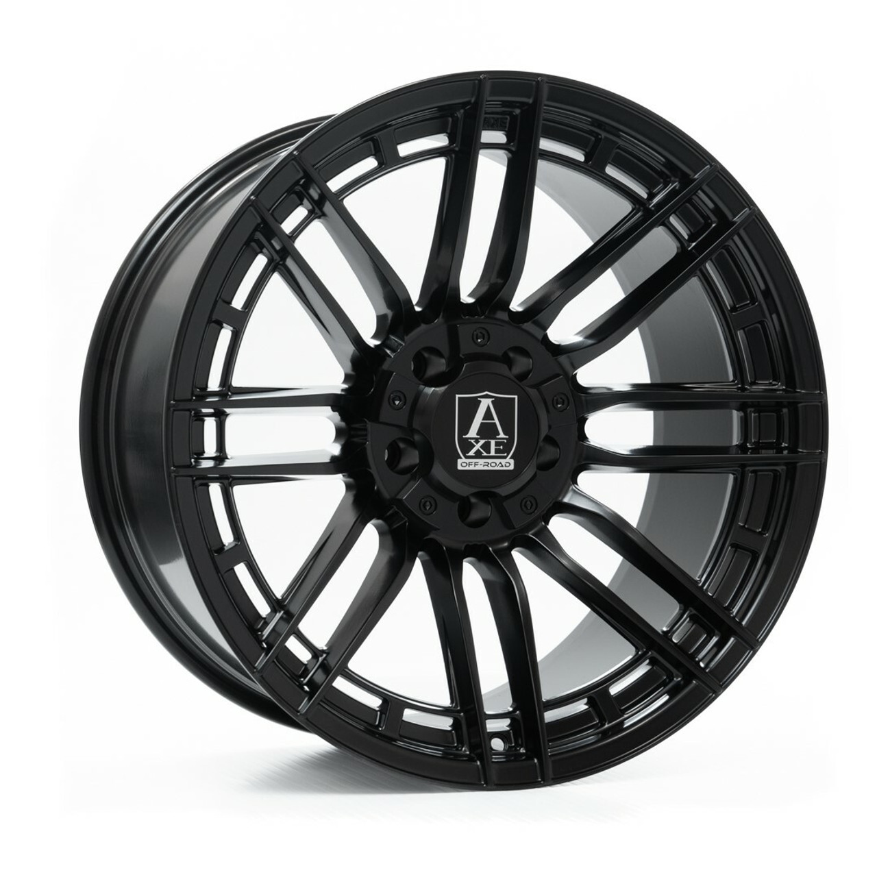 Set 4 20" Axe Wheels Thanos Satin Black 20x10 Wheels 6x5.5 -10mm Lifted Rims