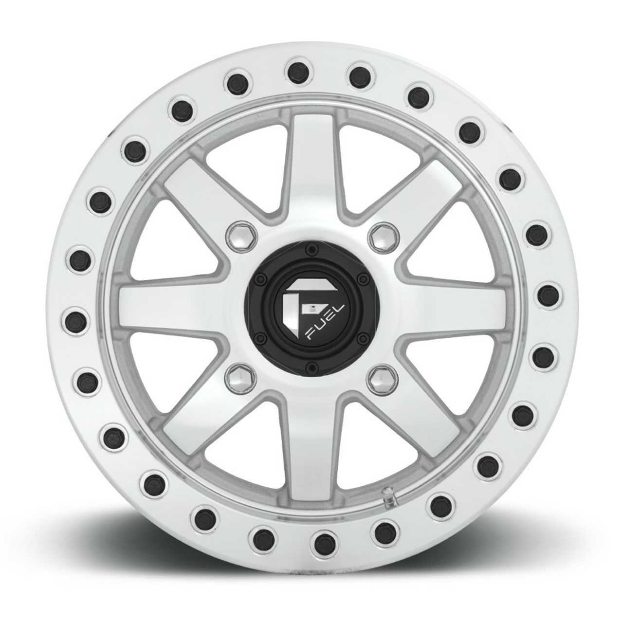 Fuel UTV D937 Maverick Beadlock 15x7 4x137 Raw Machined Wheel 15" 38mm Rim