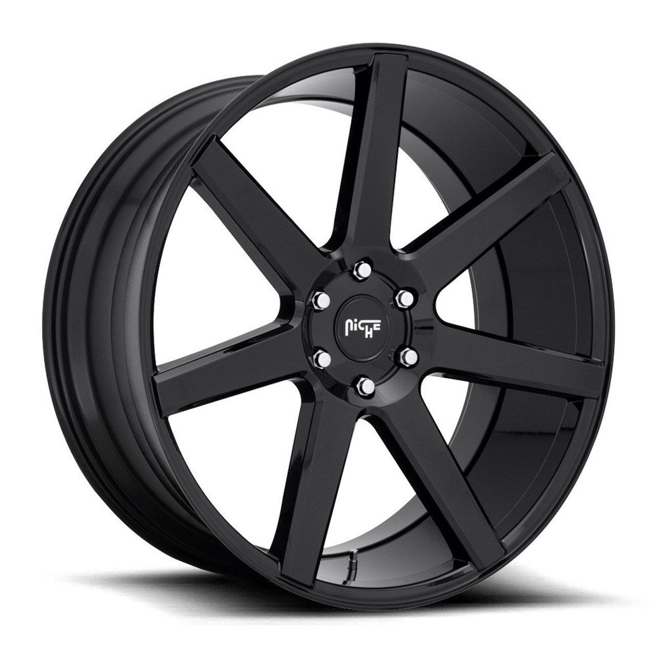 Niche 1PC M230 Future 24x10 6x5.5 Gloss Black Wheel 24" 20mm Rim