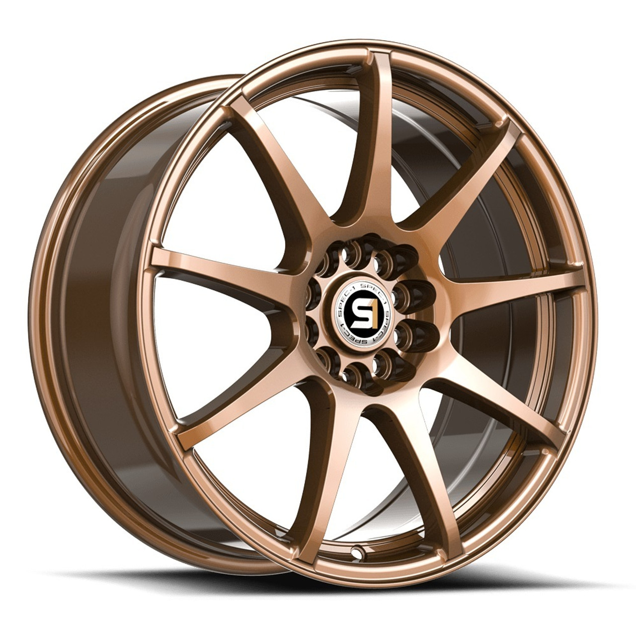 17" Spec-1 SP-67 Gloss Bronze 17x7 Wheel 5x108 5x4.5 42mm Rim