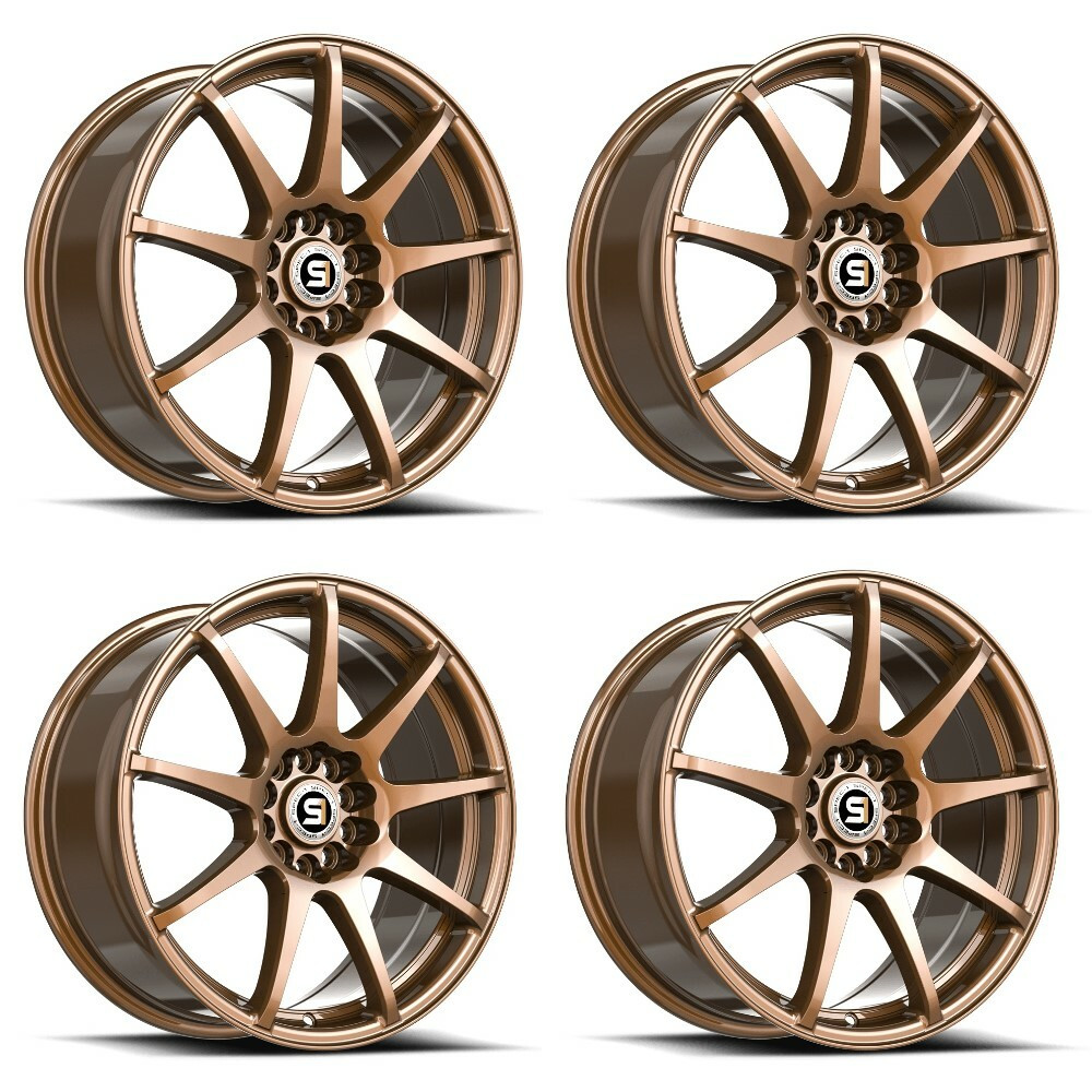 Spec-1 SP-67 Wheels 17 Inch 5x4.25 (5x108) 5x4.5 (5x114.3) Gloss Bronz