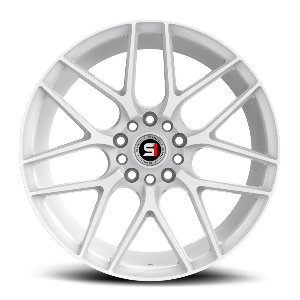 Set 4 16" Spec-1 SP-78 All White 16x7.5 Wheels 4x100 4x4.5 30mm Rims