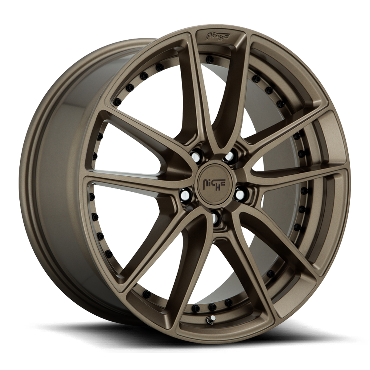 Niche 1PC M222 Dfs 18x8 5x112 Matte Bronze Wheel 18" 42mm Rim