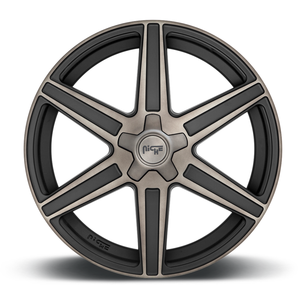 Niche  M236 Carina 20x10.5 5x112 Matte Machined Double Dark Tint Wheel 20" 40mm