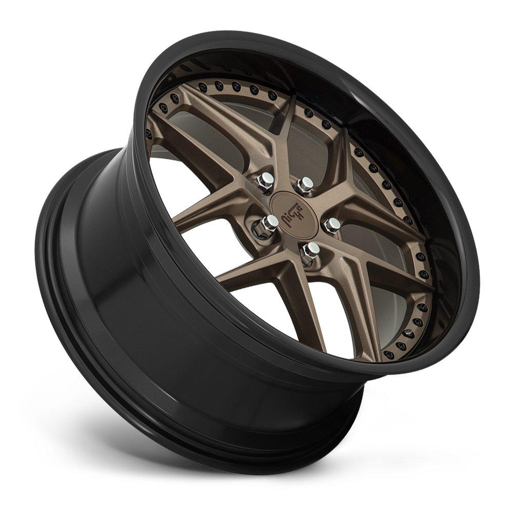 20" Niche M227 Vice 20x9 5x115 18mm Matte Bronze Black Bead Ring Car Coupe Wheel Sedan Rim