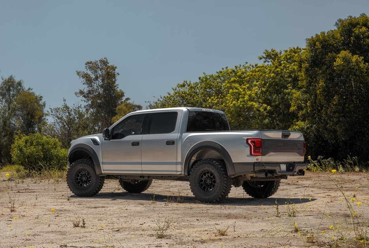 KMC KM718 Summit 17x8.5 6x135 Satin Black With Gray Tint Wheel 17" 18mm Rim
