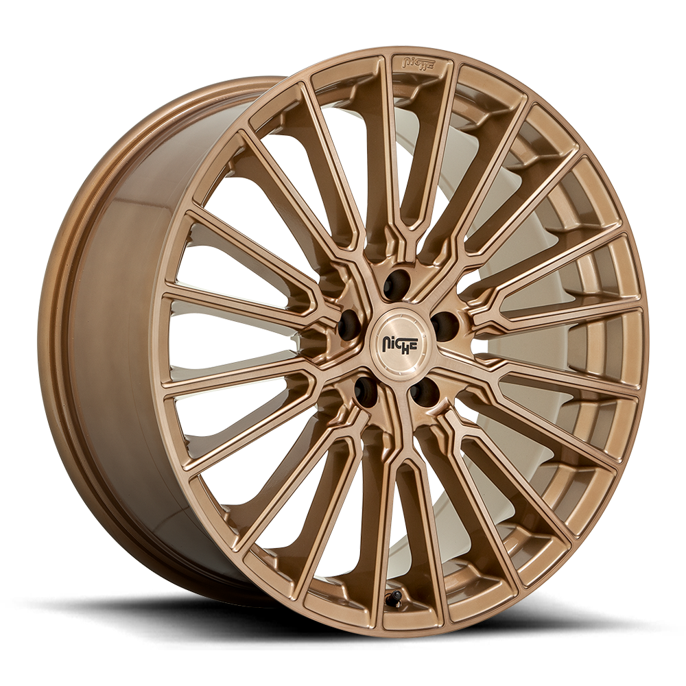 Niche 1PC M264 Premio 20x10.5 5x120 Bronze Brushed Wheel 20" 35mm Rim