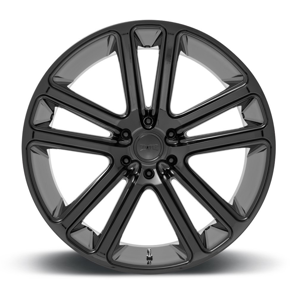 DUB 1PC S256 Flex 24x10 5x5.0 Gloss Black Wheel 24" 10mm For Chevy GMC Truck Rim