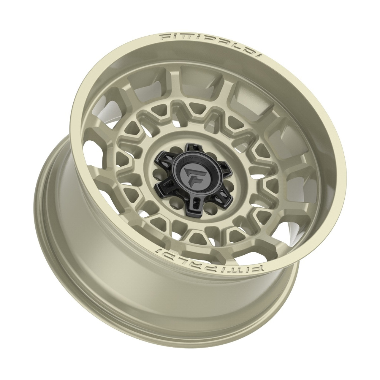 Set 4 20" Fittipaldi Off RoadFA23D Desert Sand 20x10 Wheels 8x6.5 -19mm Rims