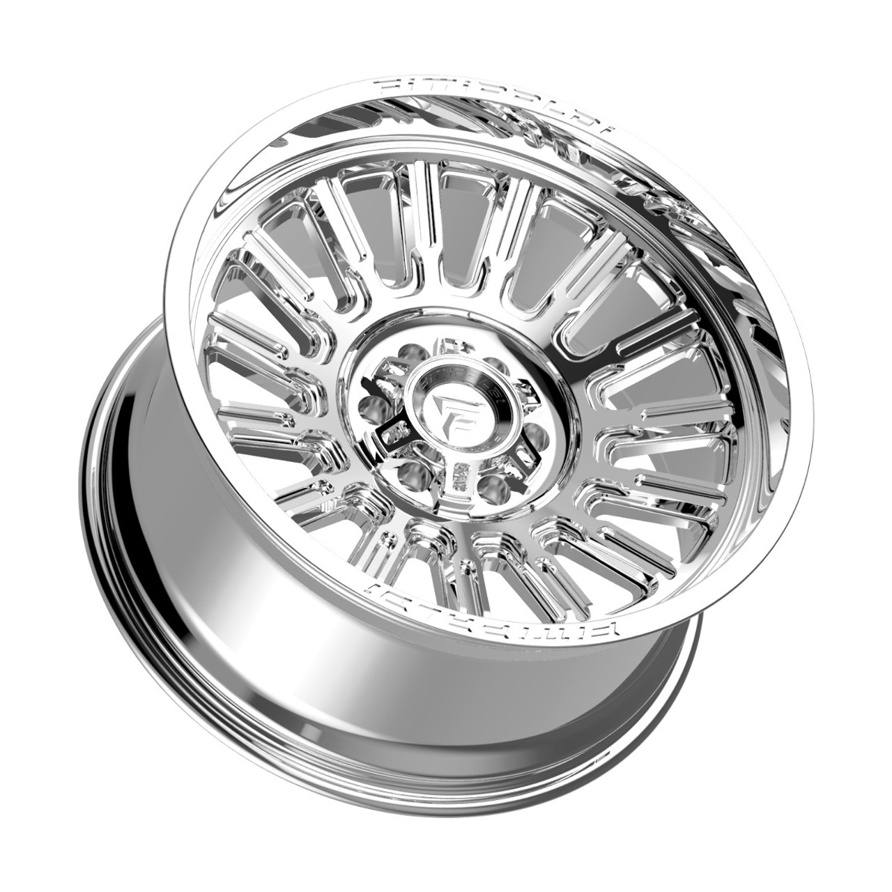 20" Fittipaldi Off Road FA24MC Mirror Coat 20x10 Wheel 8x180 -19mm For Chevy GMC
