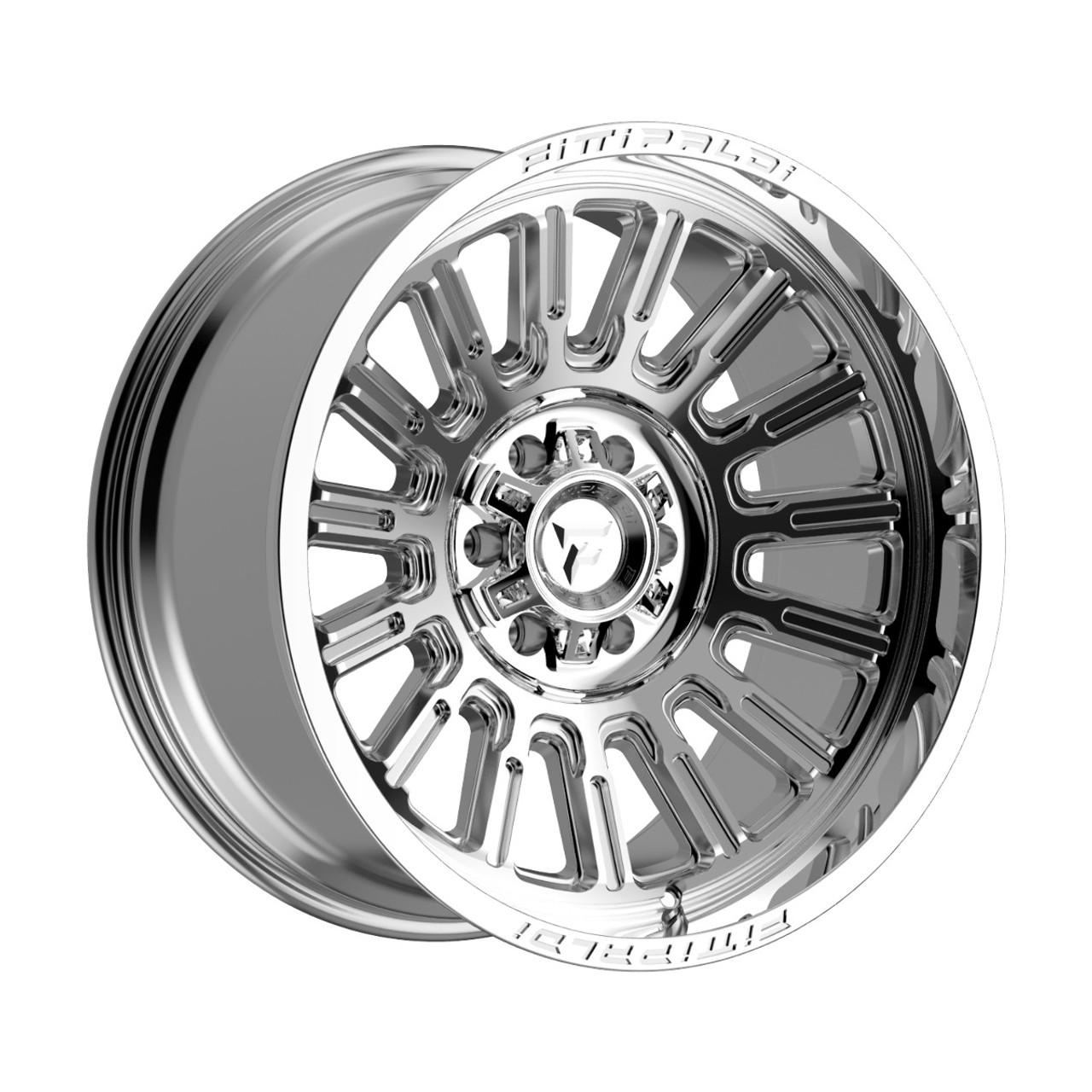 Set 4 20" Fittipaldi Off Road FA24MC Mirror Coat 20x10 Wheels 8x180 -19mm Rims